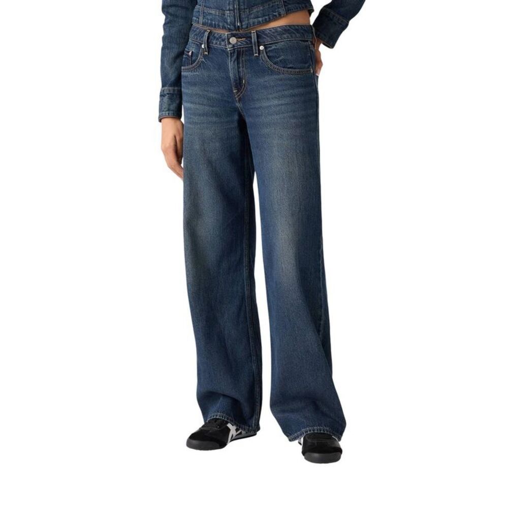 Levi's Blue Cotton Mom Women's Jeans